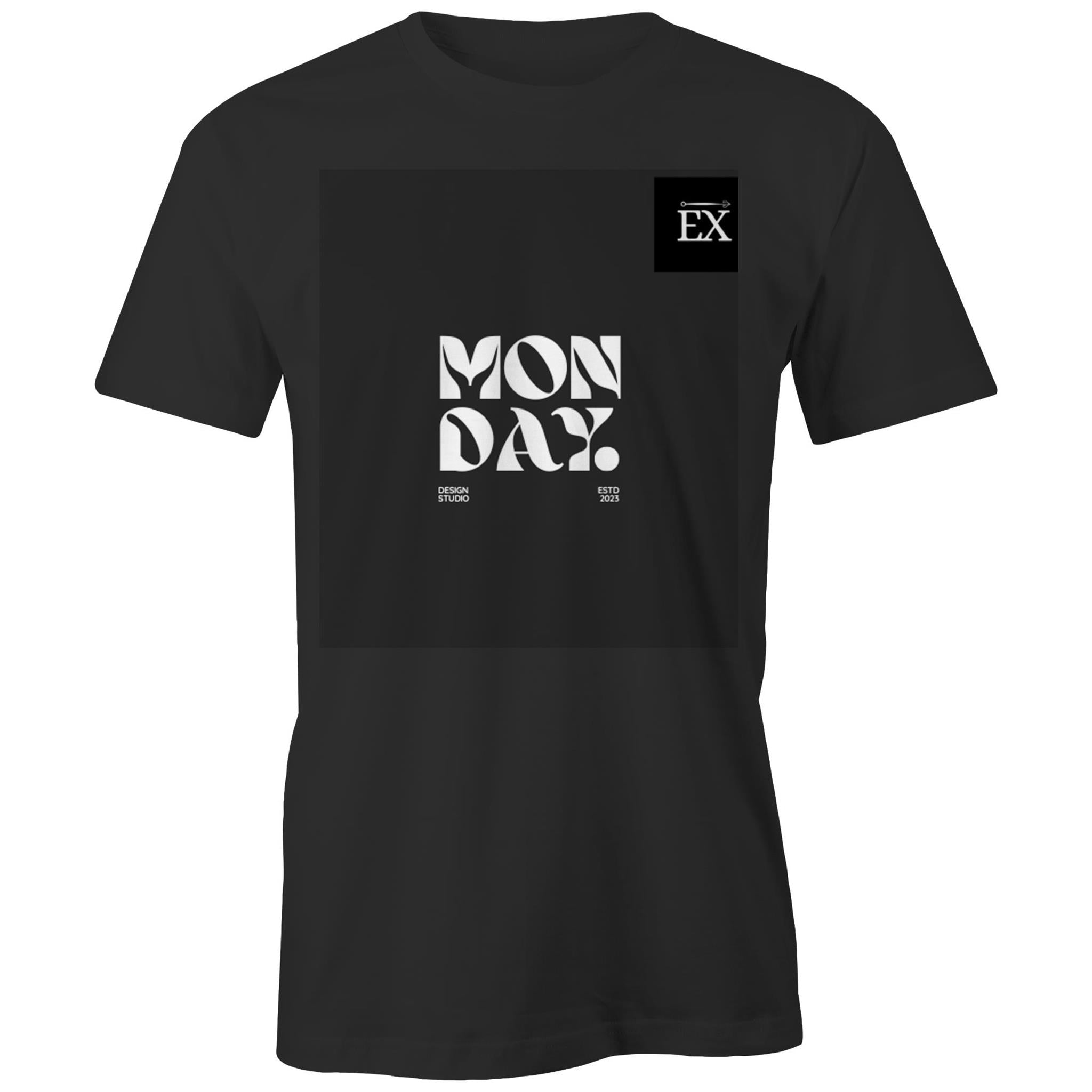 "MONDAY" | Graphic Printed Organic-100% Combed Cotton Tee  |  AS Colour Organic Tee For Men