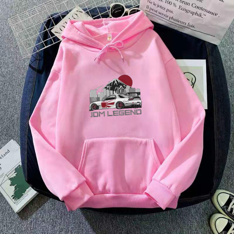 JDM LEGEND Hoodie – Japanese Street Racing Graphic Pullover