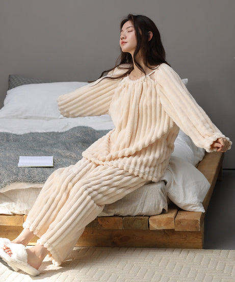 Warm Winter Loungewear Women's Suit
